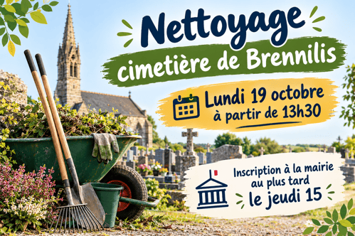 Nettoyage cimetière
